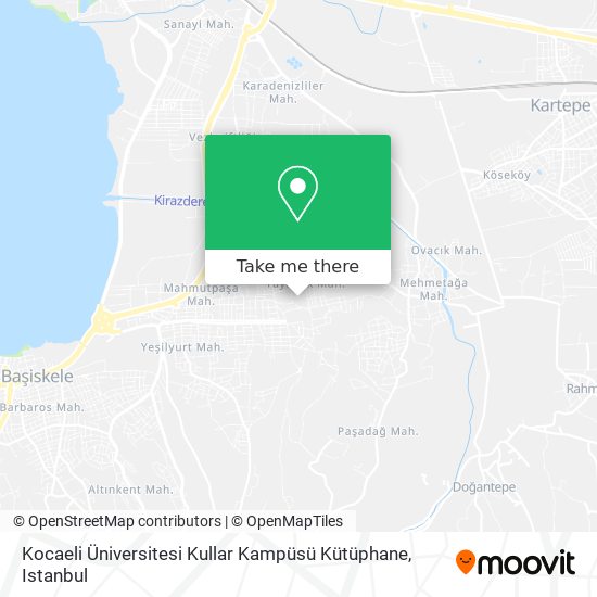 Kocaeli Üniversitesi Kullar Kampüsü Kütüphane map