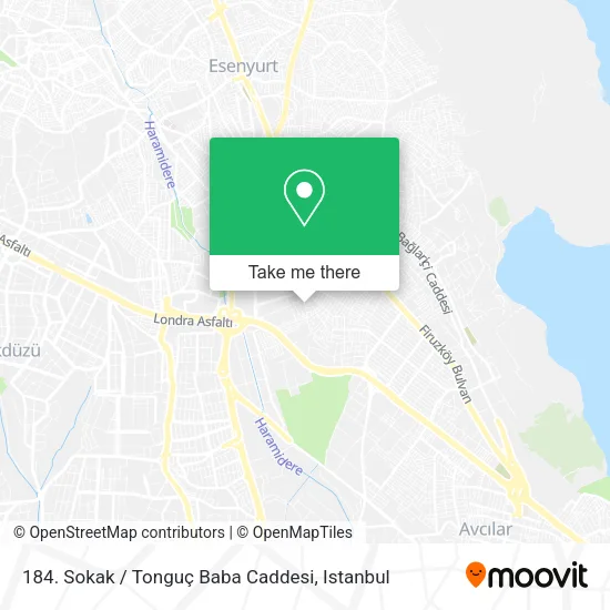 184. Sokak / Tonguç Baba Caddesi map