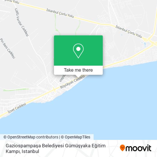 Gaziospampaşa Belediyesi Gümüşyaka Eğitim Kampı map