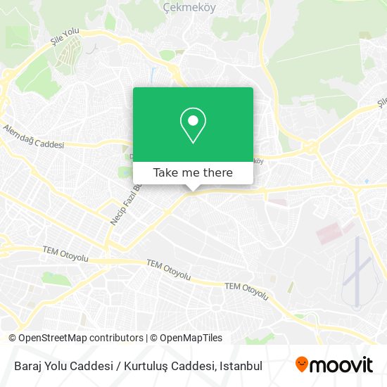 Baraj Yolu Caddesi / Kurtuluş Caddesi map