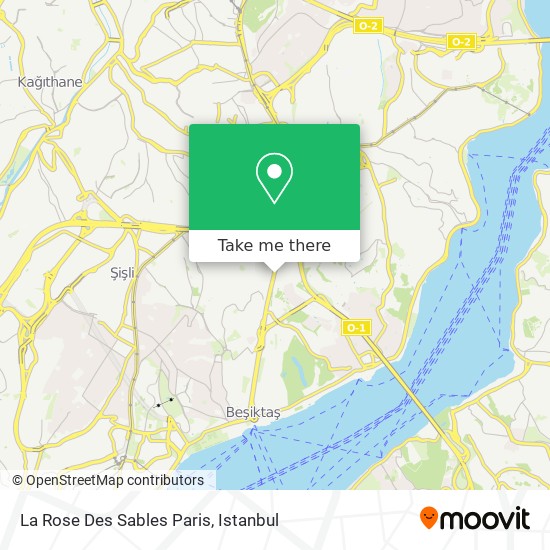 La Rose Des Sables Paris map