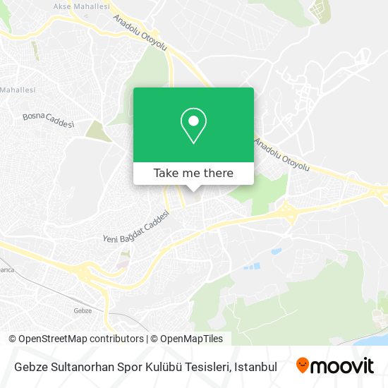 Gebze Sultanorhan Spor Kulübü Tesisleri map