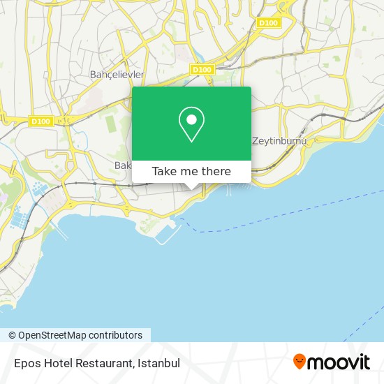 Epos Hotel Restaurant map