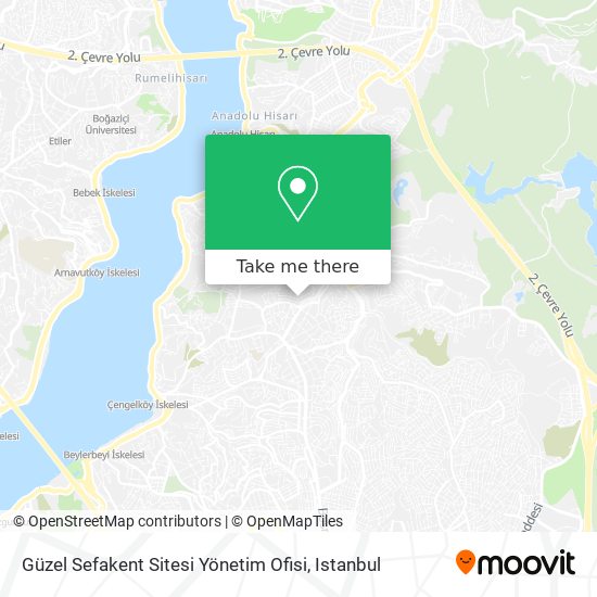 Güzel Sefakent Sitesi Yönetim Ofisi map
