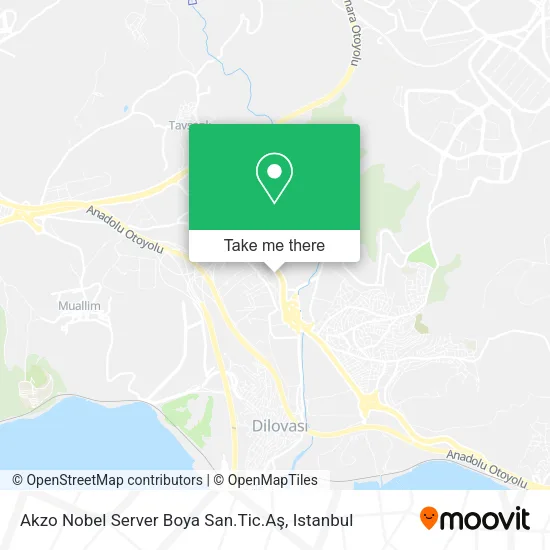 Akzo Nobel Server Boya San.Tic.Aş map