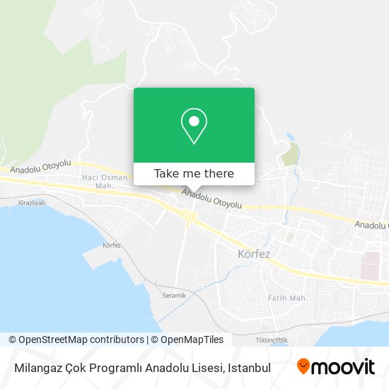 Milangaz Çok Programlı Anadolu Lisesi map