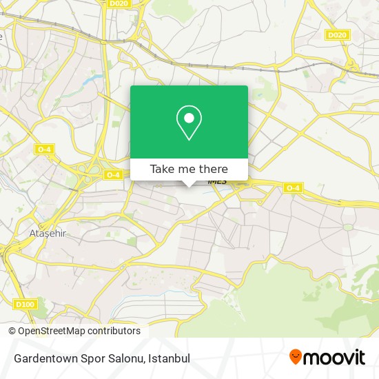 Gardentown Spor Salonu map