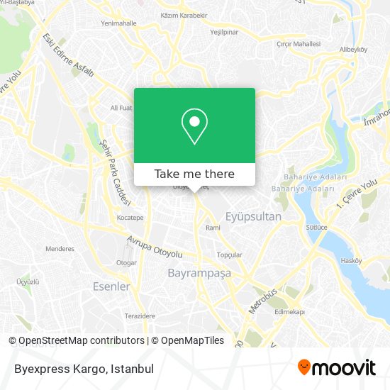 Byexpress Kargo map