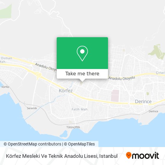 Körfez Mesleki Ve Teknik Anadolu Lisesi map