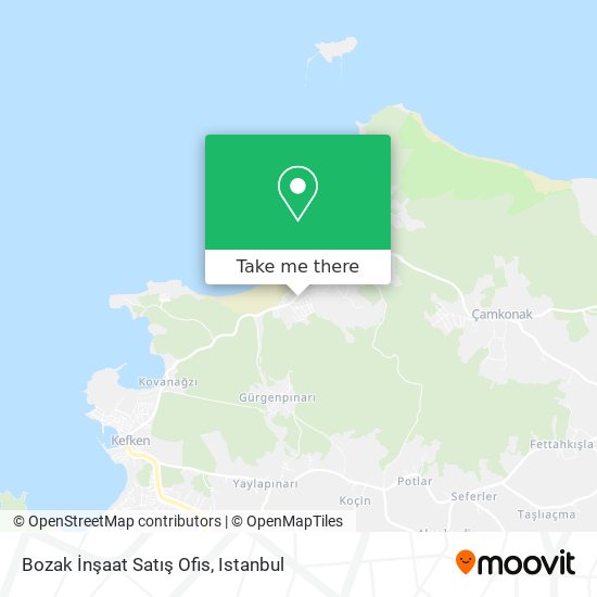 Bozak İnşaat Satış Ofis map
