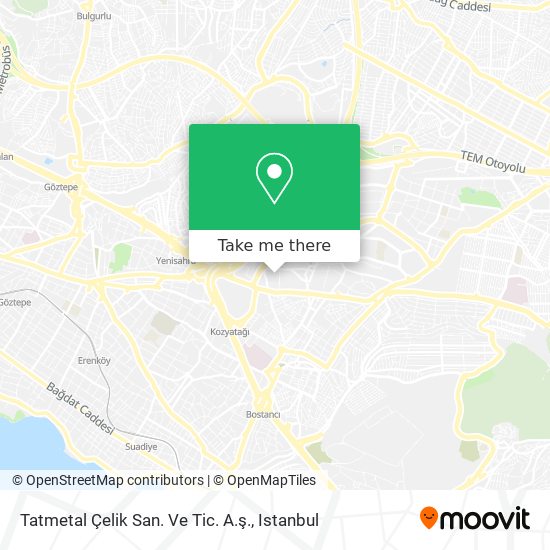 Tatmetal Çelik San. Ve Tic. A.ş. map