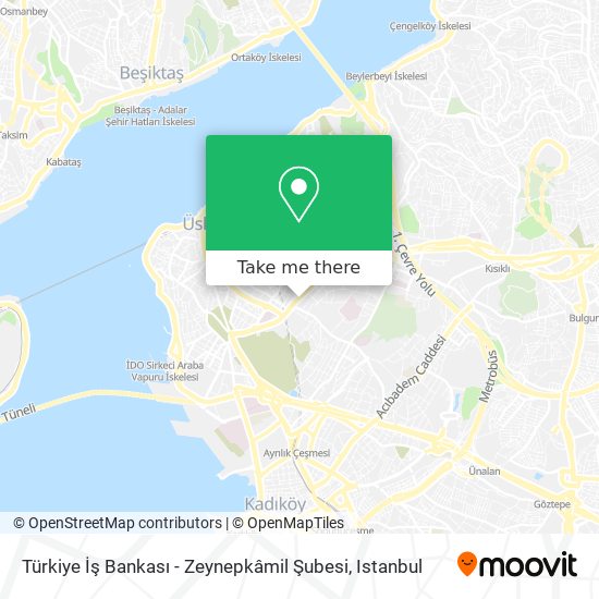 Türkiye İş Bankası - Zeynepkâmil Şubesi map