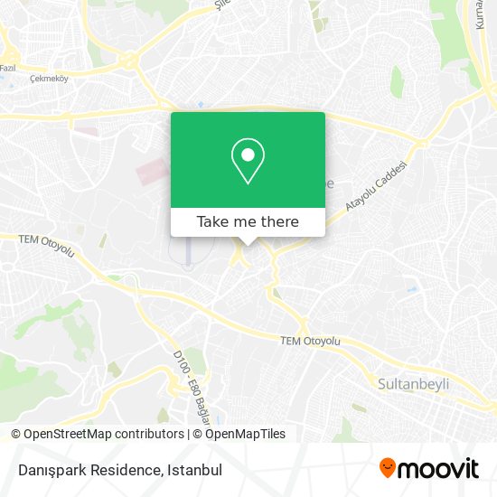 Danışpark Residence map