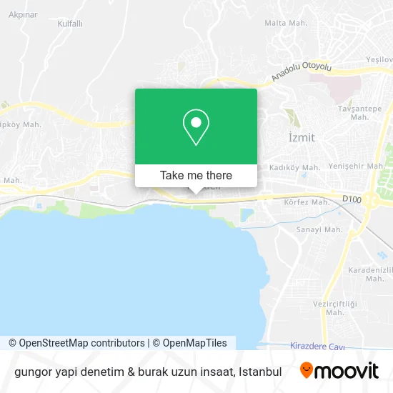 gungor yapi denetim & burak uzun insaat map