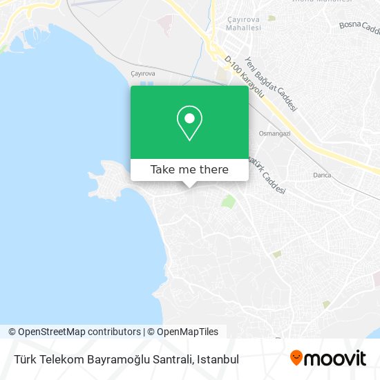 Türk Telekom Bayramoğlu Santrali map