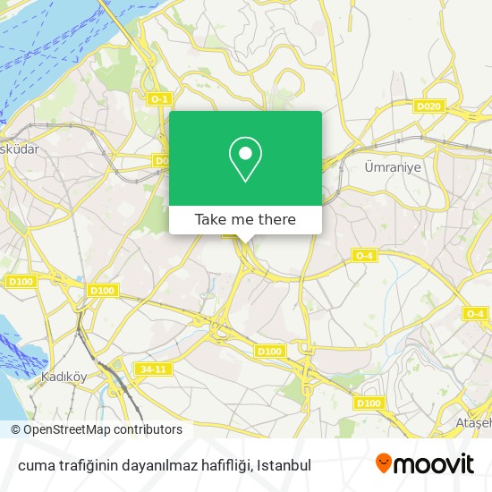 cuma trafiğinin dayanılmaz hafifliği map