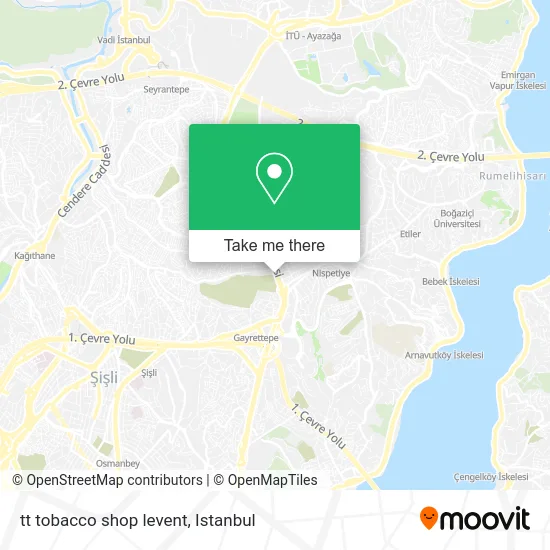 tt tobacco shop levent map