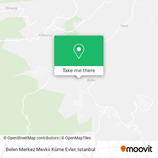 Belen Merkez Mevkii Küme Evler map