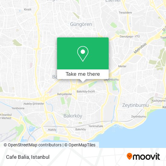 Cafe Balia map