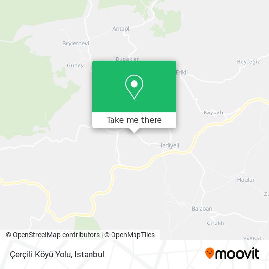 Çerçili Köyü Yolu map