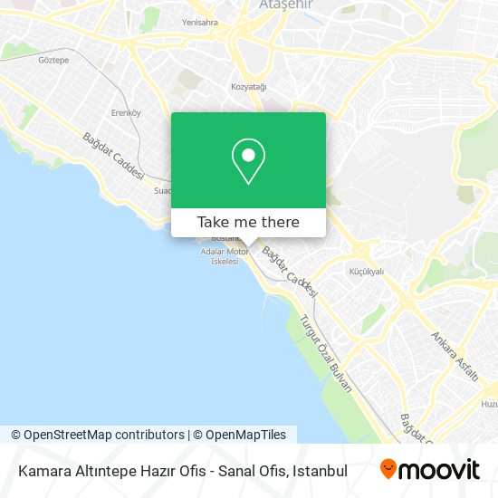 Kamara Altıntepe Hazır Ofis - Sanal Ofis map