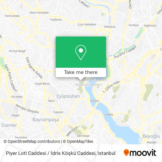 Piyer Loti Caddesi / İdris Köşkü Caddesi map