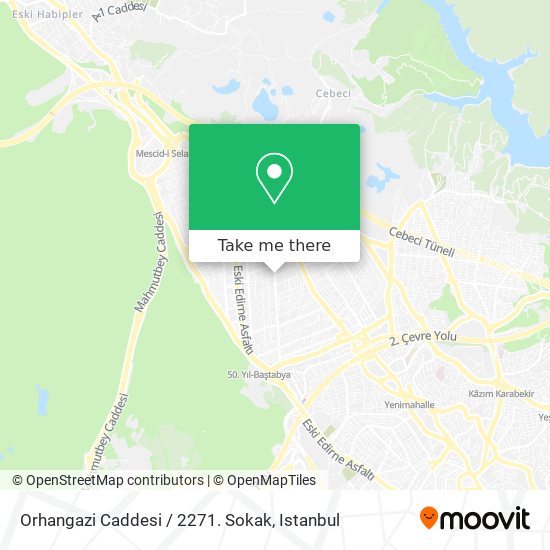 Orhangazi Caddesi / 2271. Sokak map