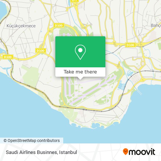 Saudi Airlines Businnes map