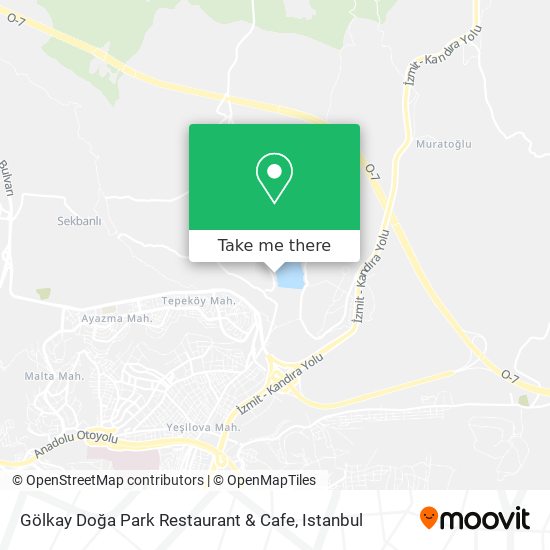 Gölkay Doğa Park Restaurant & Cafe map