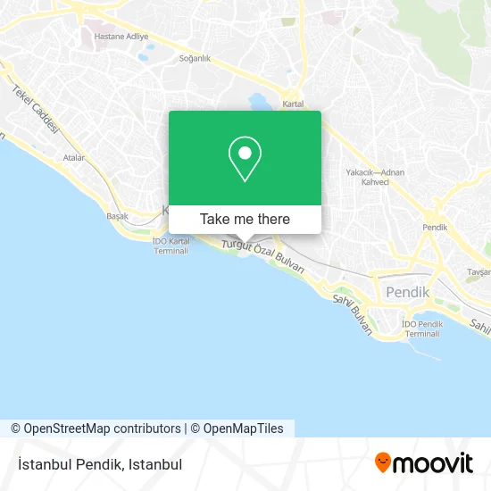 İstanbul Pendik map