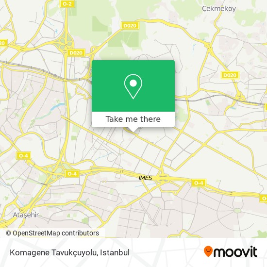 Komagene Tavukçuyolu map