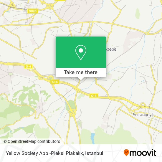 Yellow Society App -Pleksi Plakalık map