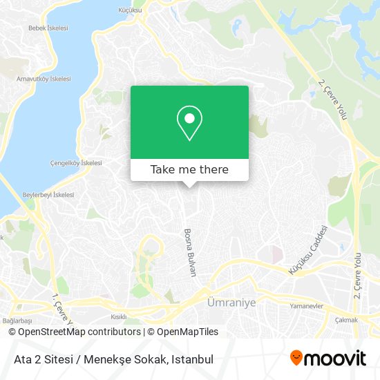 Ata 2 Sitesi / Menekşe Sokak map