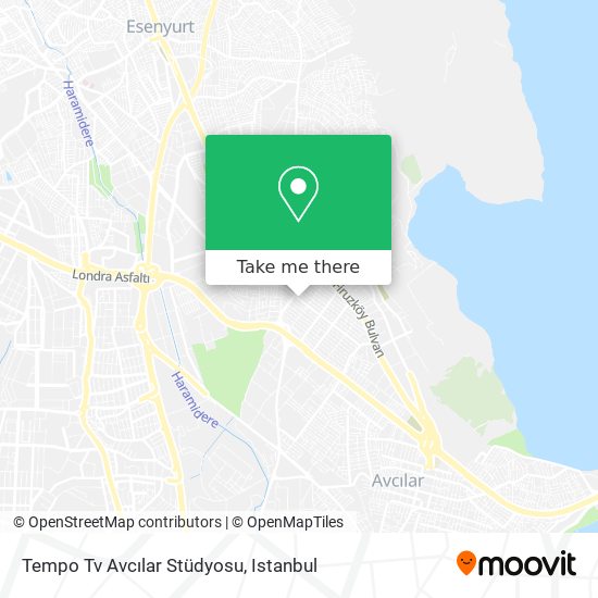 Tempo Tv Avcılar Stüdyosu map