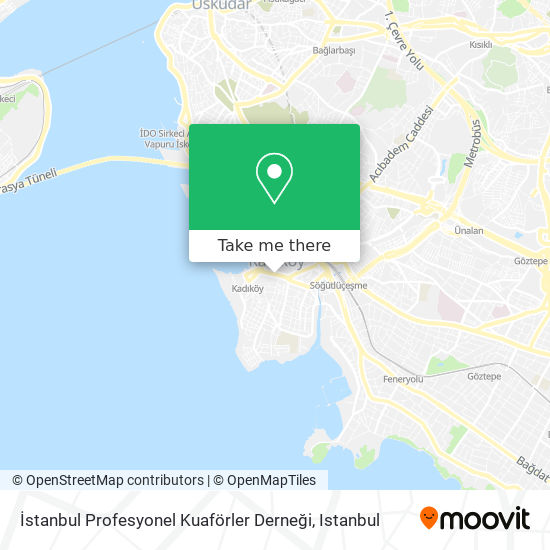 İstanbul Profesyonel Kuaförler Derneği map