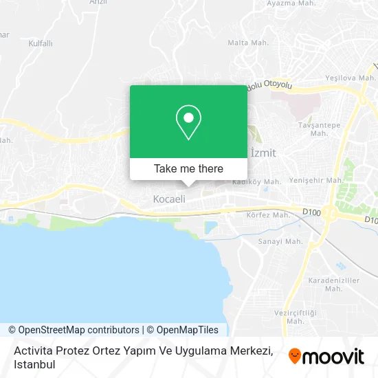 Activita Protez Ortez Yapım Ve Uygulama Merkezi map
