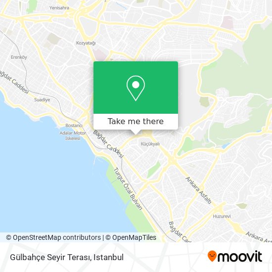 Gülbahçe Seyir Terası map