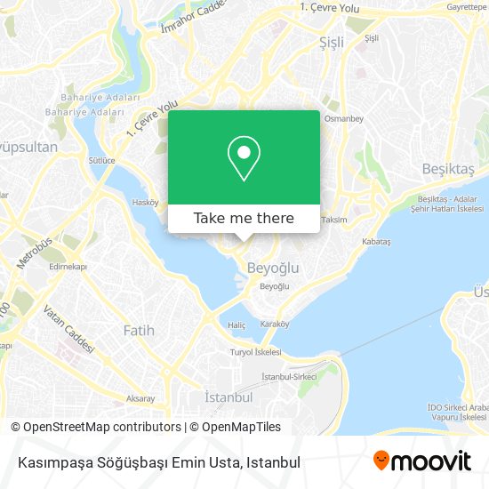 Kasımpaşa Söğüşbaşı Emin Usta map