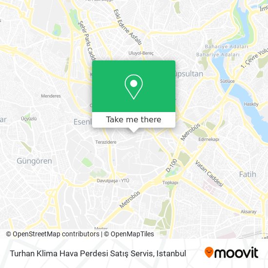 Turhan Klima Hava Perdesi Satış Servis map