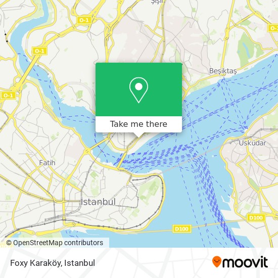 Foxy Karaköy map