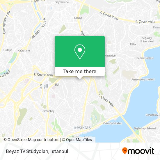 Beyaz Tv Stüdyoları map