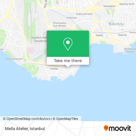 how to get to mella atelier in bakirkoy by bus cable car train or metro