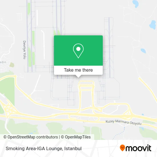 Smoking Area-IGA Lounge map