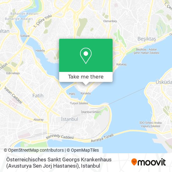 Österreichisches Sankt Georgs Krankenhaus (Avusturya Sen Jorj Hastanesi) map
