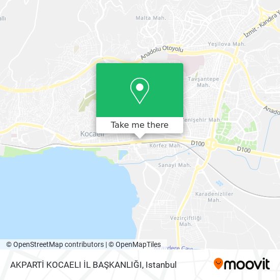 AKPARTİ KOCAELI İL  BAŞKANLIĞI map
