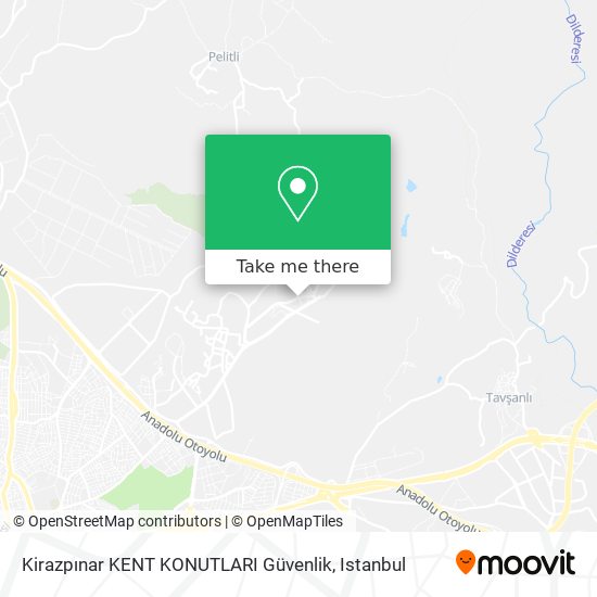 Kirazpınar KENT KONUTLARI Güvenlik map