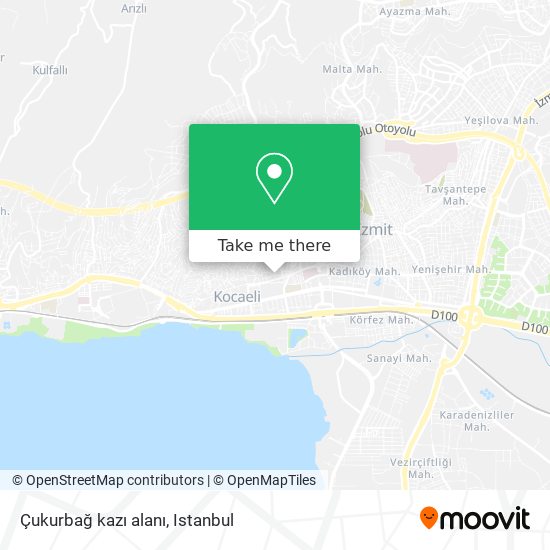 Çukurbağ kazı alanı map