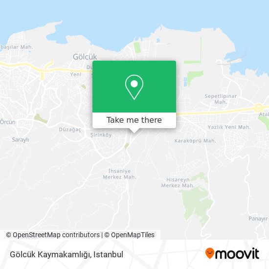 Gölcük Kaymakamlığı map