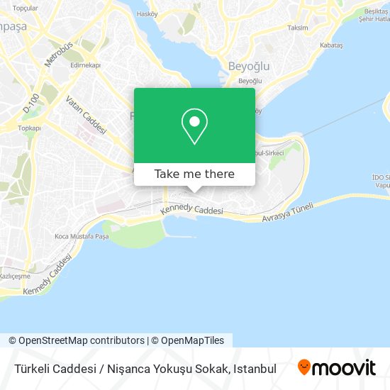 Türkeli Caddesi / Nişanca Yokuşu Sokak map