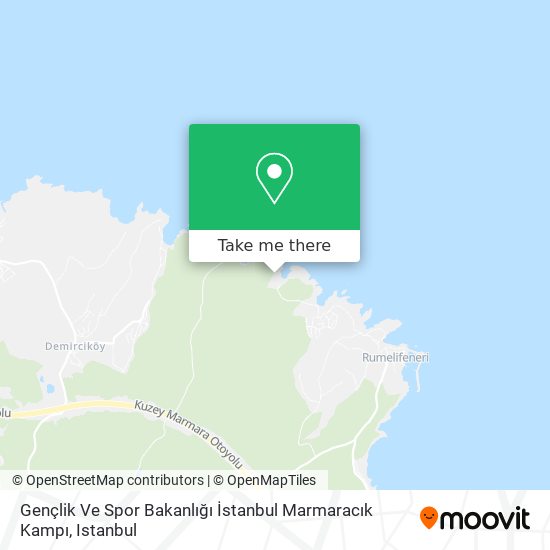 Gençlik Ve Spor Bakanlığı İstanbul Marmaracık Kampı map